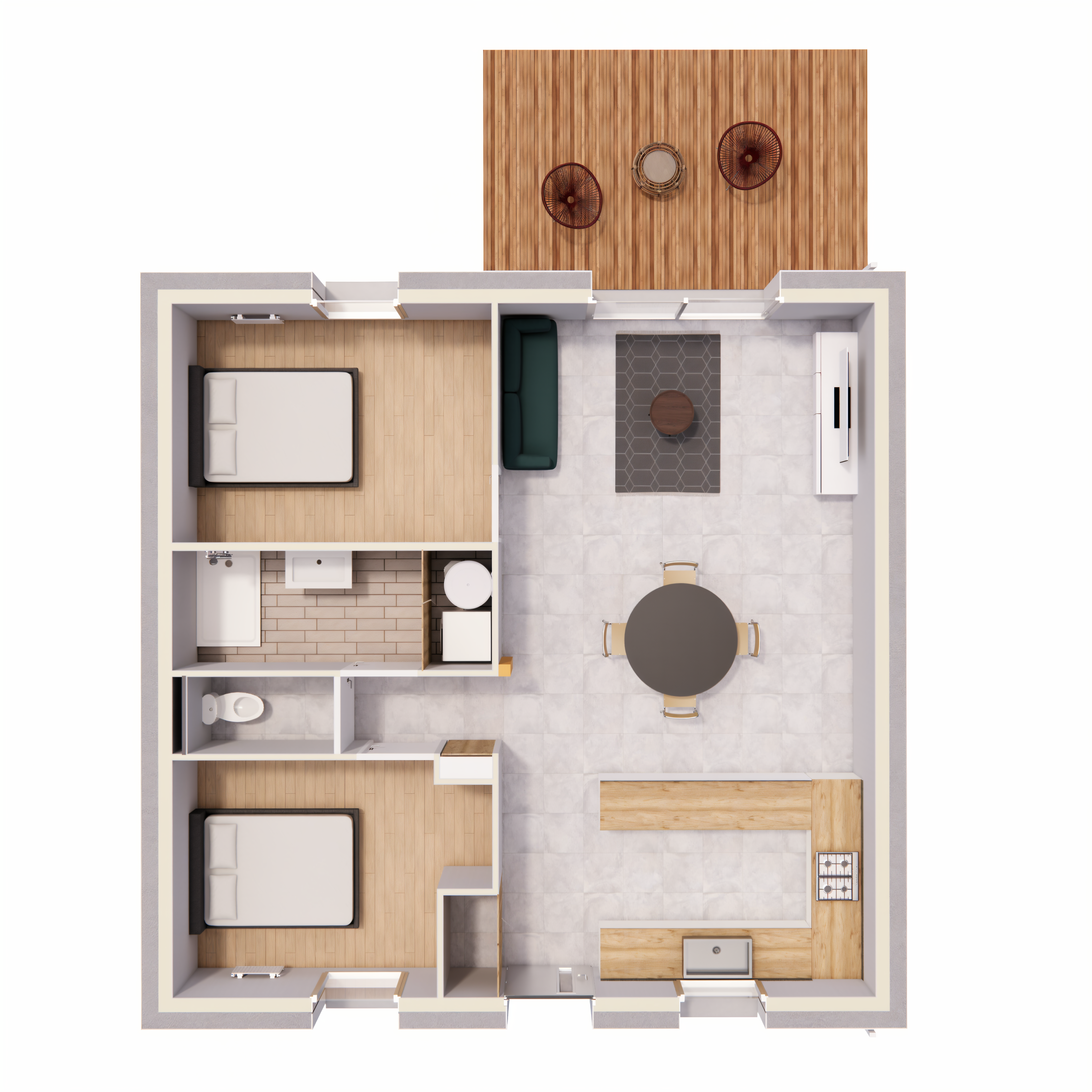 maison ecolutive T3 plain pied