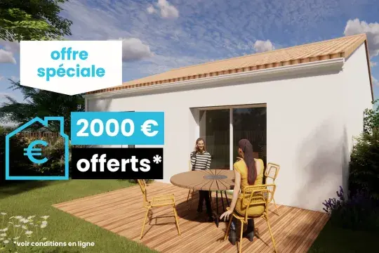 M+T offre maison écolutive maison brique plain pied comble amenageable quartier les millauds a saint mars de coutais
