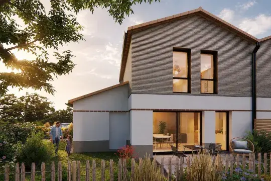 vue arrière maison Les Villas du Fief Saint brevin les pins
