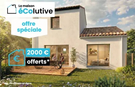 modele maison ecolutive T4 étage 2000 € de remise