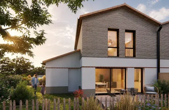 vue arrière maison Les Villas du Fief Saint brevin les pins