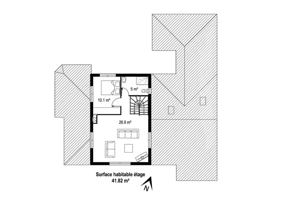 plan-surelevation-ossature-bois-saint-brevin-les-pins