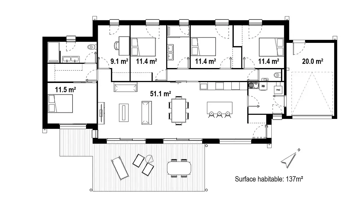 plan-maison-maconnee-plain-pied-la-bernerie-en-retz