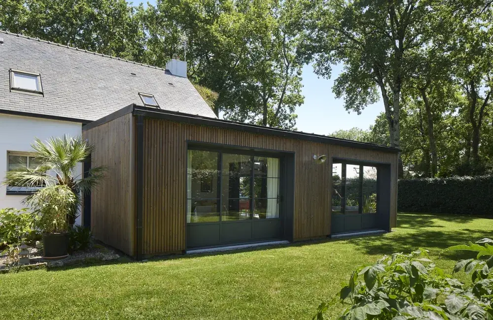 Extension en ossature bois Pornichet