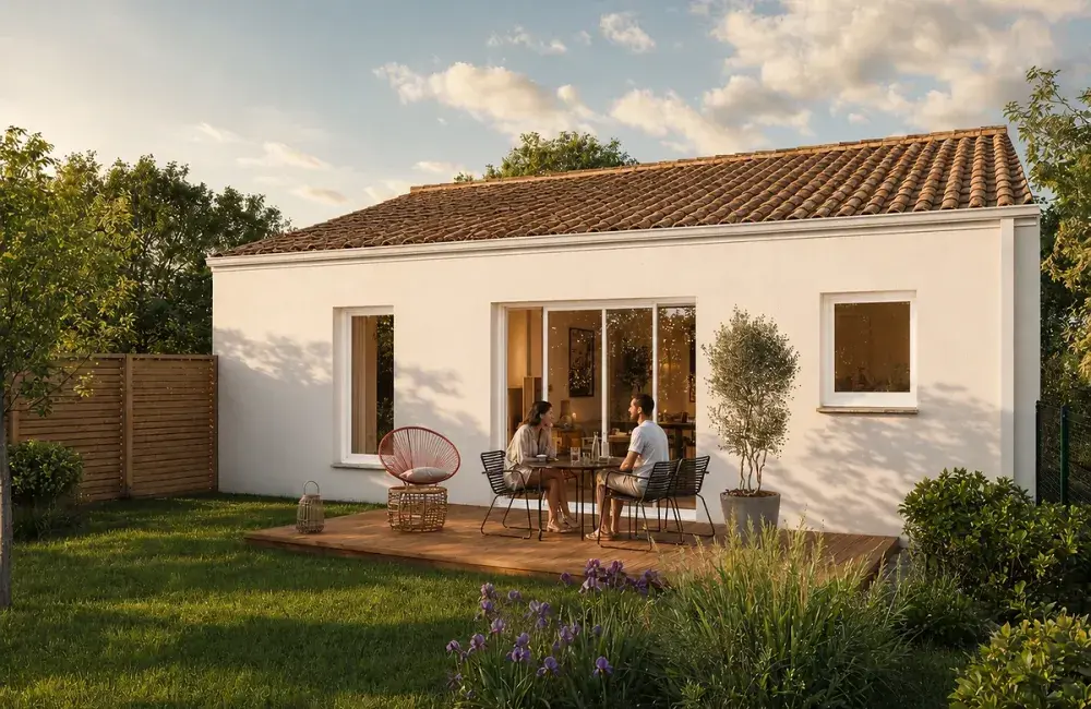 modele maison ecolutive T3 plain pied cellier 