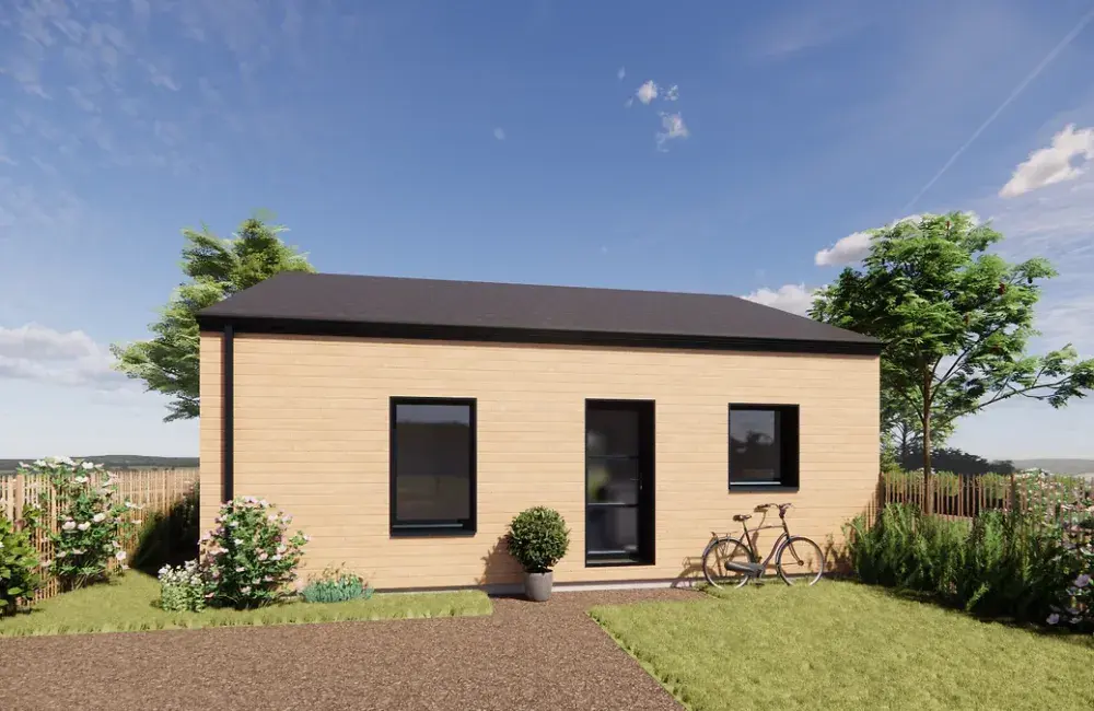 M+T maison bois à guérande