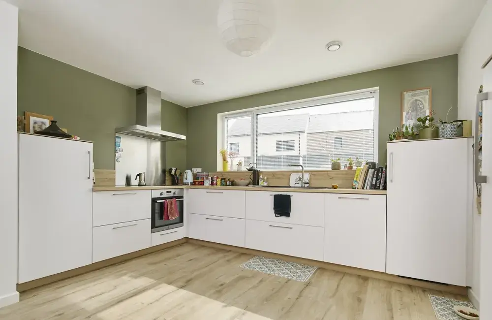 cuisine maison sur mesure bois enduit saint nazaire