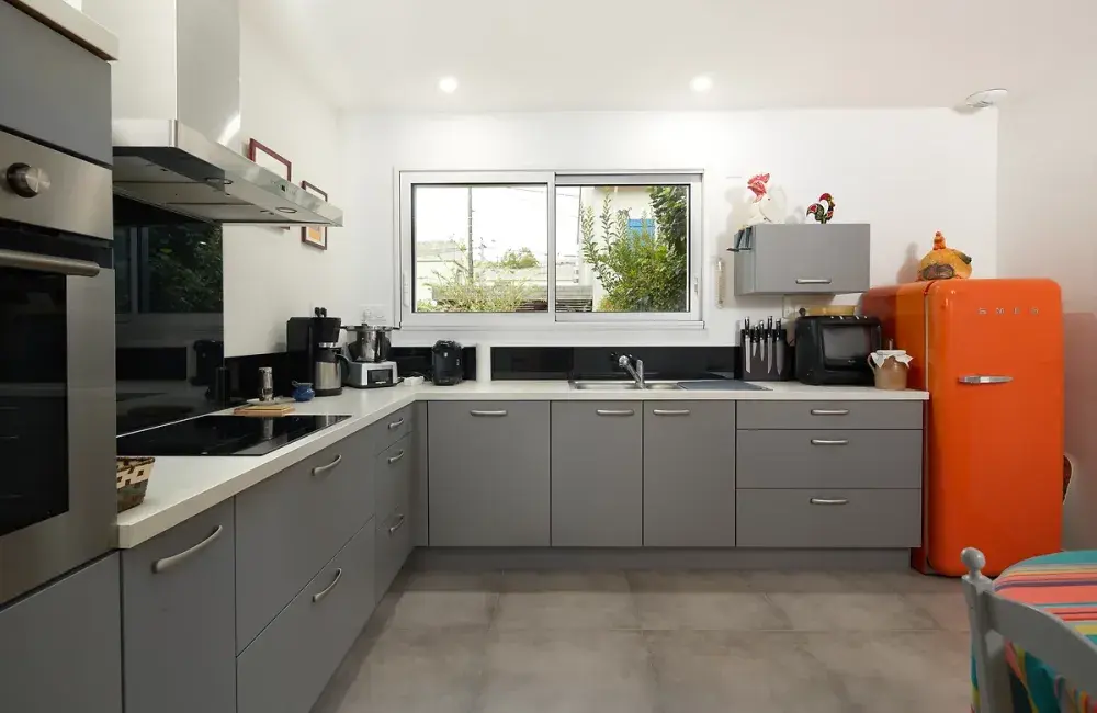 cuisine sur mesure maison sur mesure brique orvault