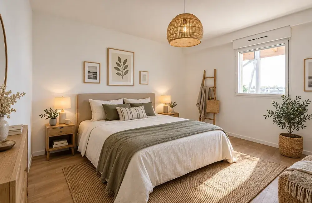 Chambre T3 habitat participatif soleil levant saint nazaire