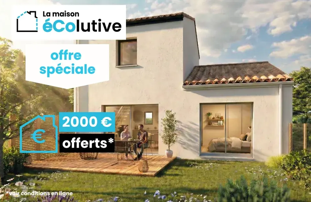 modele maison ecolutive T4 étage 2000 € de remise