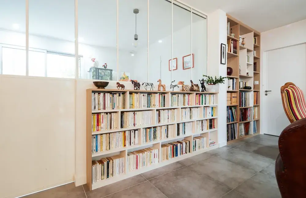 bibliotheque sur mesure maison sur mesure brique orvault