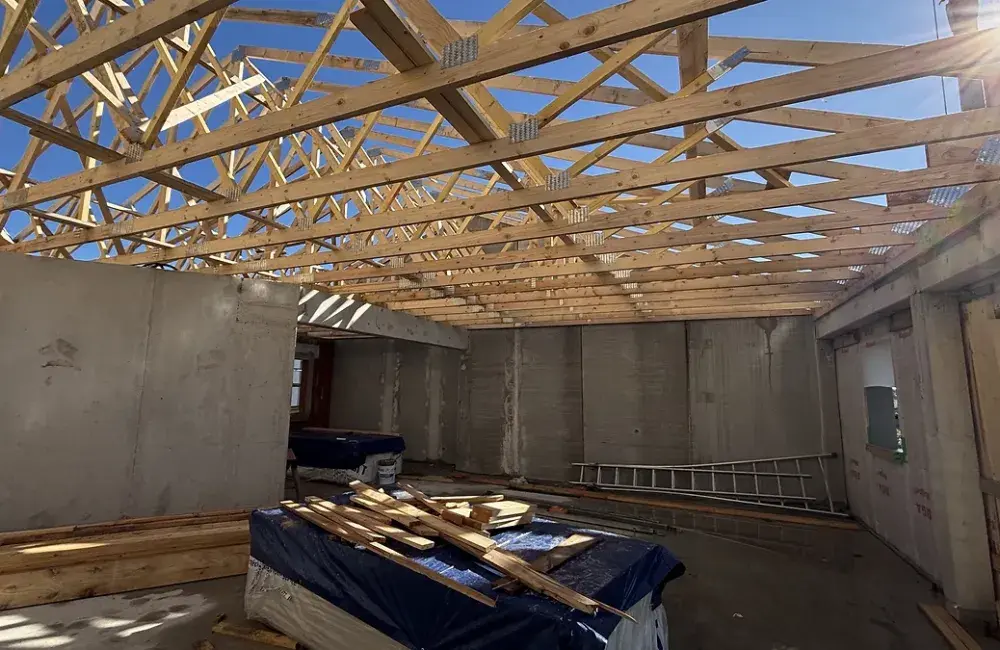 charpente habitat participatif soleil levant saint nazaire