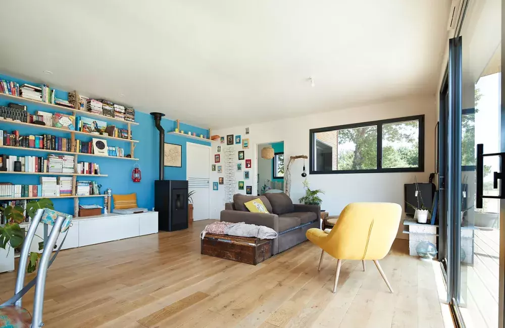 salon-maison-bois-plain-pied-guerande