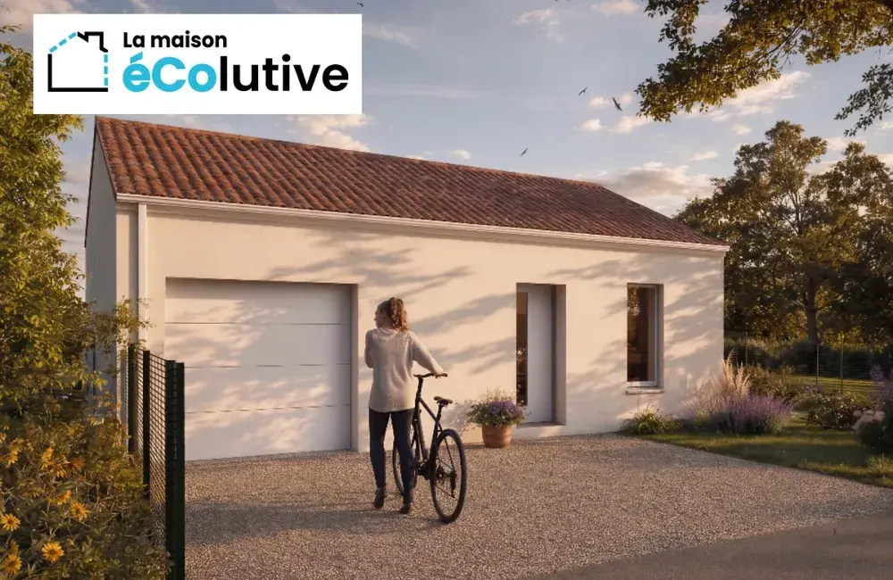 modele maison ecolutive T3 plain pied avec garage