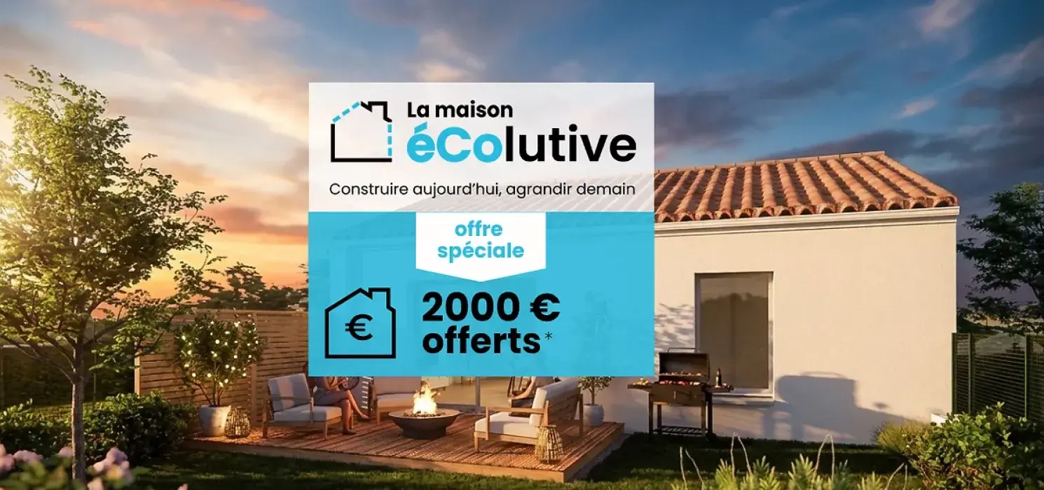 maison ecolutive offre spéciale remise de 2000 € 